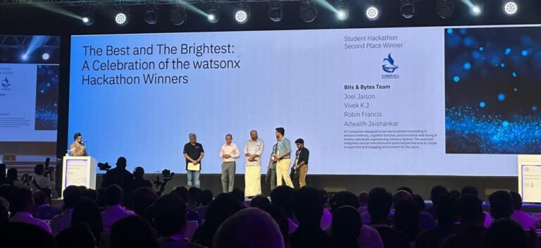 Sahrdaya Team grabs 2nd in IBM WatsonX Challenge conducted for students