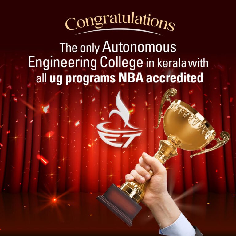 The only Autonomous Engineering college in Kerala with all UG programs NBA accredited